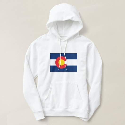 Veste À Capuche Drapeau du Colorado (Design devant)