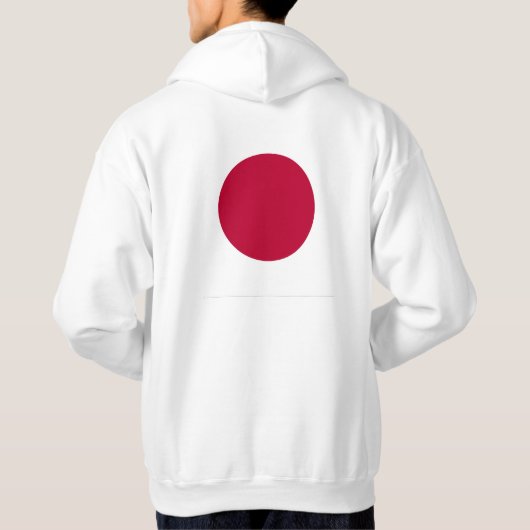 Veste À Capuche drapeau du Japon (Dos)