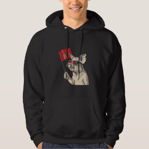 Veste À Capuche Drapeau du Maroc Cochon Racines Marocaines Fierté