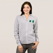 Veste À Capuche Drapeau du Nigéria (Devant entier)