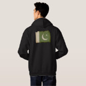 Veste À Capuche Drapeau du Pakistan (Dos entier)