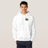 Veste À Capuche Drapeau du Pays de Galles (Devant entier)