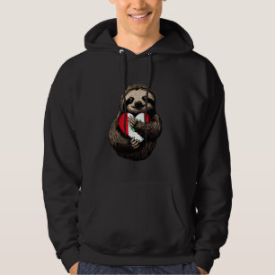 Veste À Capuche Drapeau du Pérou Fierté Péruvienne Paresseux Cœur