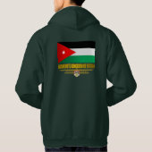 Veste À Capuche Drapeau du Royaume de Jordanie (Dos)