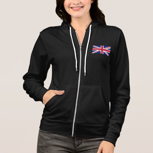 Veste À Capuche Drapeau du Royaume-Uni (Devant)