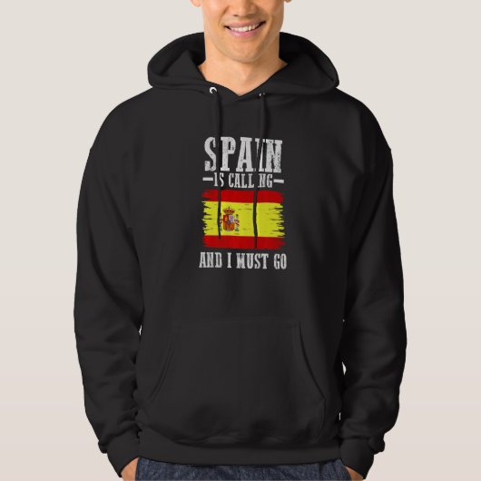 Veste À Capuche Drapeau espagnol Espagne (Devant)