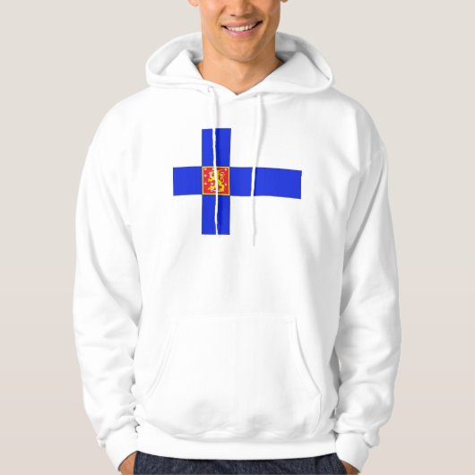Veste À Capuche Drapeau finlandais (Devant)