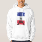 Veste À Capuche Drapeau français France (Devant)