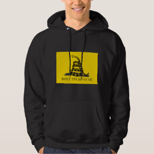 Veste À Capuche Drapeau Gadsden jaune classique Ne marchez pas sur