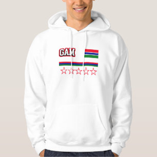 Veste À Capuche Drapeau Gambie