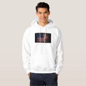 Veste À Capuche Drapeau Grunge U.S.A (Devant entier)