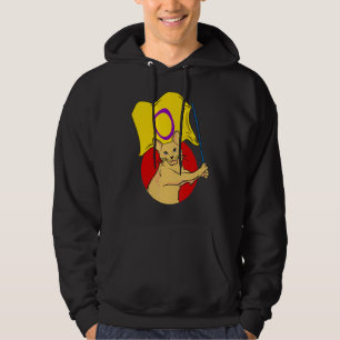 Veste À Capuche Drapeau Intersexuel Chat Non-binaire Genre