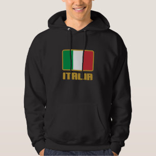 Veste À Capuche Drapeau Italia