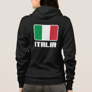Veste À Capuche Drapeau Italie
