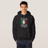 Veste À Capuche Drapeau italien Italie (Devant entier)