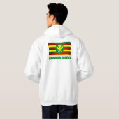 Veste À Capuche Drapeau Kanaka Maoli (Dos entier)