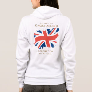 Veste À Capuche Drapeau King Charles III Union Jack