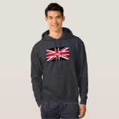 Veste À Capuche Drapeau Londres/Britannique noir (Devant entier)