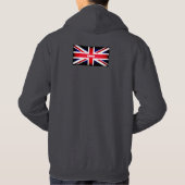 Veste À Capuche Drapeau Londres/Britannique noir (Dos)