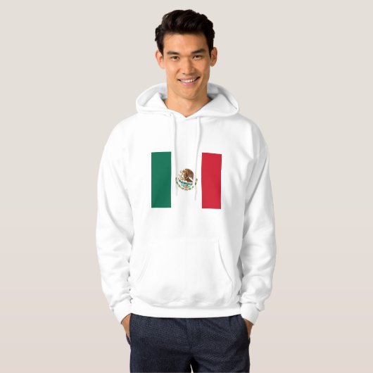 Veste À Capuche Drapeau mexicain - Drapeau mexicain (Devant entier)