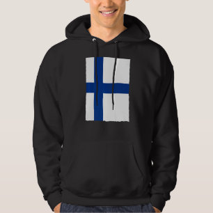 Veste À Capuche Drapeau National Finlandais De Finlande