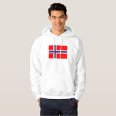 Veste À Capuche Drapeau norvégien (Devant entier)