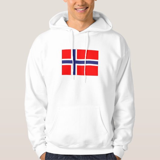 Veste À Capuche Drapeau norvégien (Devant)