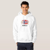 Veste À Capuche Drapeau norvégien Drapeau Norvège (Devant entier)