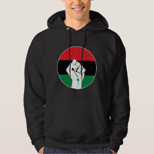 Veste À Capuche Drapeau panafricain Poing, histoire noire afro-amé