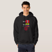 Veste À Capuche Drapeau péruvien plus équatorien (Devant entier)