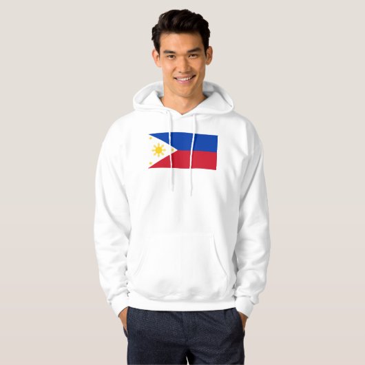 Veste À Capuche Drapeau philippin des Philippines (Devant entier)