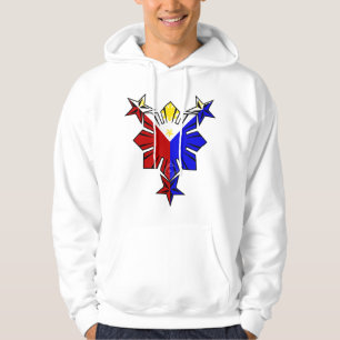 Veste À Capuche Drapeau philippin Sun et étoiles Hoody