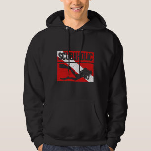 Veste À Capuche Drapeau Plongée Scuba Diver Scubaholic Dive