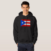 Veste À Capuche Drapeau Porto Rico (Devant entier)