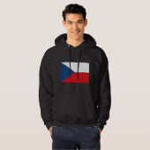 Veste À Capuche Drapeau République tchèque CZ (Devant entier)