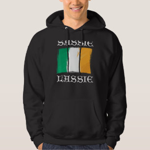 Veste À Capuche Drapeau Sassie Lassie St Patrick's Day Irlande
