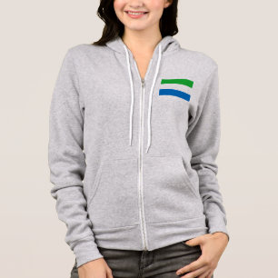 Veste À Capuche Drapeau Sierra Leone