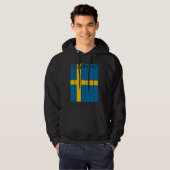 Veste À Capuche Drapeau Suède (Devant entier)