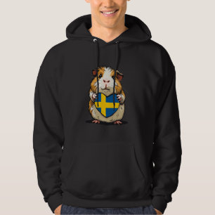 Veste À Capuche Drapeau suédois Cœur de cochon d'Inde Racines suéd