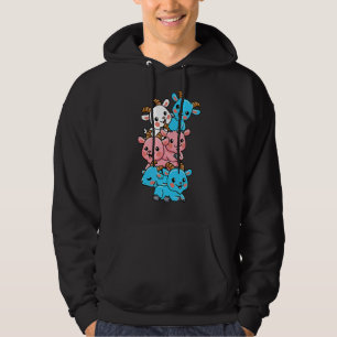 Veste À Capuche Drapeau transexuel Lgbt Goat Goth