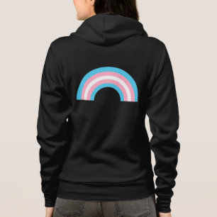 Veste À Capuche Drapeau Transgenre Rainbow Pride