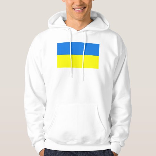 Veste À Capuche Drapeau Ukraine (Devant)