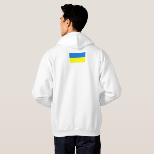 Veste À Capuche Drapeau Ukraine (Dos entier)