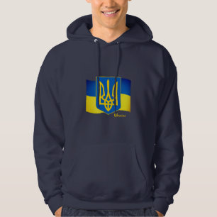 Veste À Capuche drapeau ukrainien, Emblem & Ukraine mode / sports