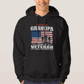 Veste À Capuche Drapeau US Je suis papa grand-père et un vétéran R