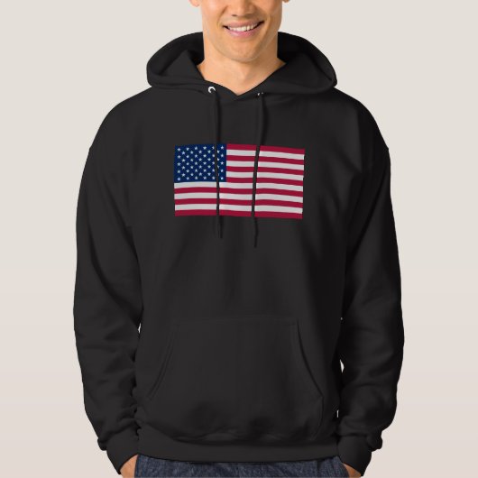 Veste À Capuche drapeau usa (Devant)