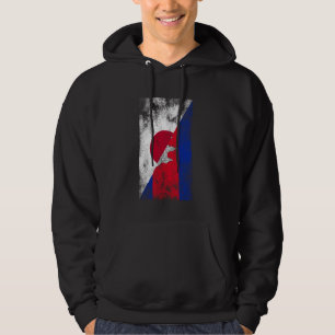 Veste À Capuche Drapeaux du Japon Cambodge - Japonais Cambodgien