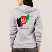 Veste À Capuche Drapeaux et pays Afghanistan (Dos)