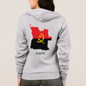 Veste À Capuche Drapeaux et pays Angola (Dos)