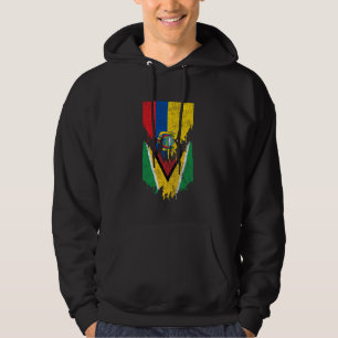 Veste À Capuche Drapeaux guyanais équatoriens arrachés Equateur Gu